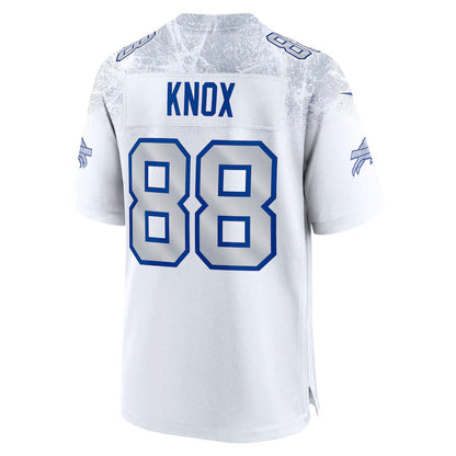 B.Bills #88 Dawson Knox 2025 Rivalries Collection Game Jersey-CustomName - White Football Stitched American Jersey-CustomName