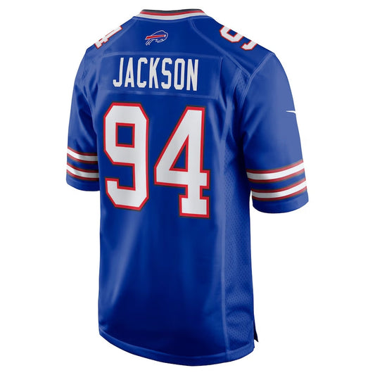 B.Bills #94 Landon Jackson Royal Team Game American Football Jerseys