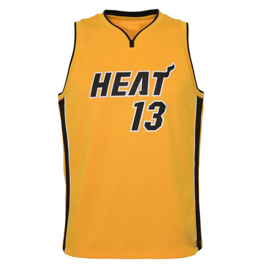 M.Heat #13 Bam Adebayo  2020-21 Swingman Player Jersey Trophy Gold Earned Edition Stitched American Basketball Jersey UNEC