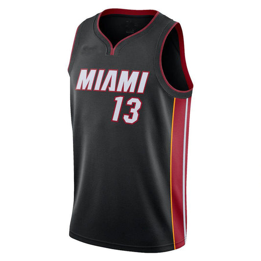 M.Heat #13 Bam Adebayo  2021-22 Swingman Jersey Icon Edition Black Stitched American Basketball Jersey UNEC