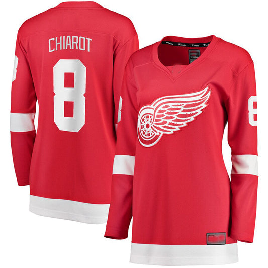 D.Red Wings #8 Ben Chiarot Fanatics Branded Home Breakaway Player Jersey Red Stitched American Hockey Jersey UNEC