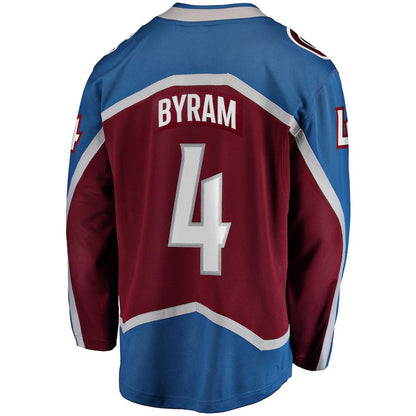 C.Avalanche #4 Bowen Byram Fanatics Branded Home Breakaway Player Jersey  Burgundy Stitched American Hockey Jersey UNEC