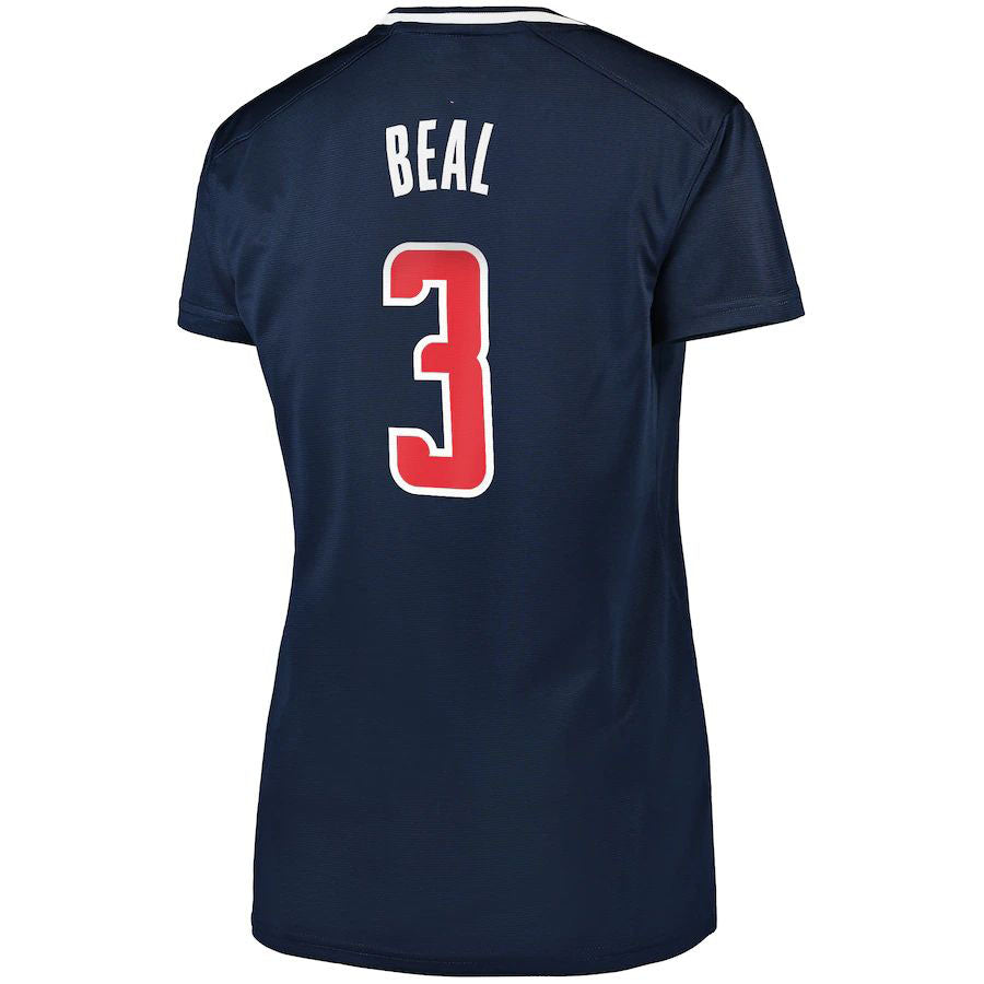 W.Wizards  #3 Bradley Beal Fanatics Branded Women's Fast Break Player Jersey Statement Edition Navy Stitched American Basketball Jersey UNEC