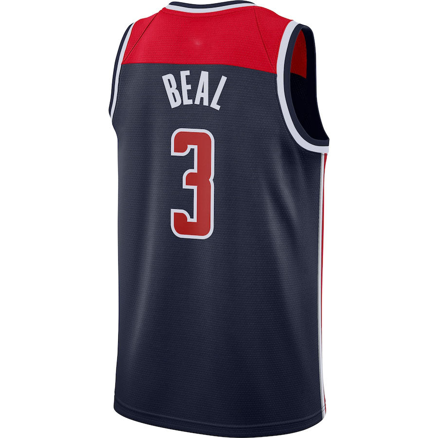 W.Wizards  #3 Bradley Beal Jordan Brand  Swingman Jersey Statement Edition Navy Stitched American Basketball Jersey UNEC