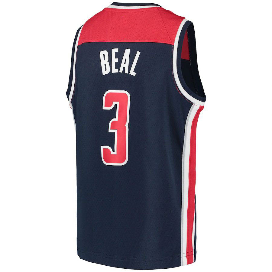 W.Wizards  #3 Bradley Beal Jordan Brand  Swingman Player Jersey Statement Edition Navy Stitched American Basketball Jersey UNEC