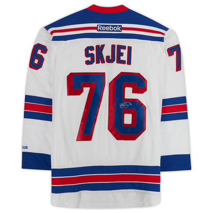NY.Rangers #76 Brady Skjei Fanatics Authentic Autographed Reebok Premier Jersey White Stitched American Hockey Jersey UNEC