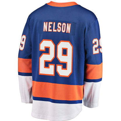 NY.Islanders #29 Brock Nelson Fanatics Branded Breakaway Player Jersey Royal Stitched American Hockey Jersey UNEC