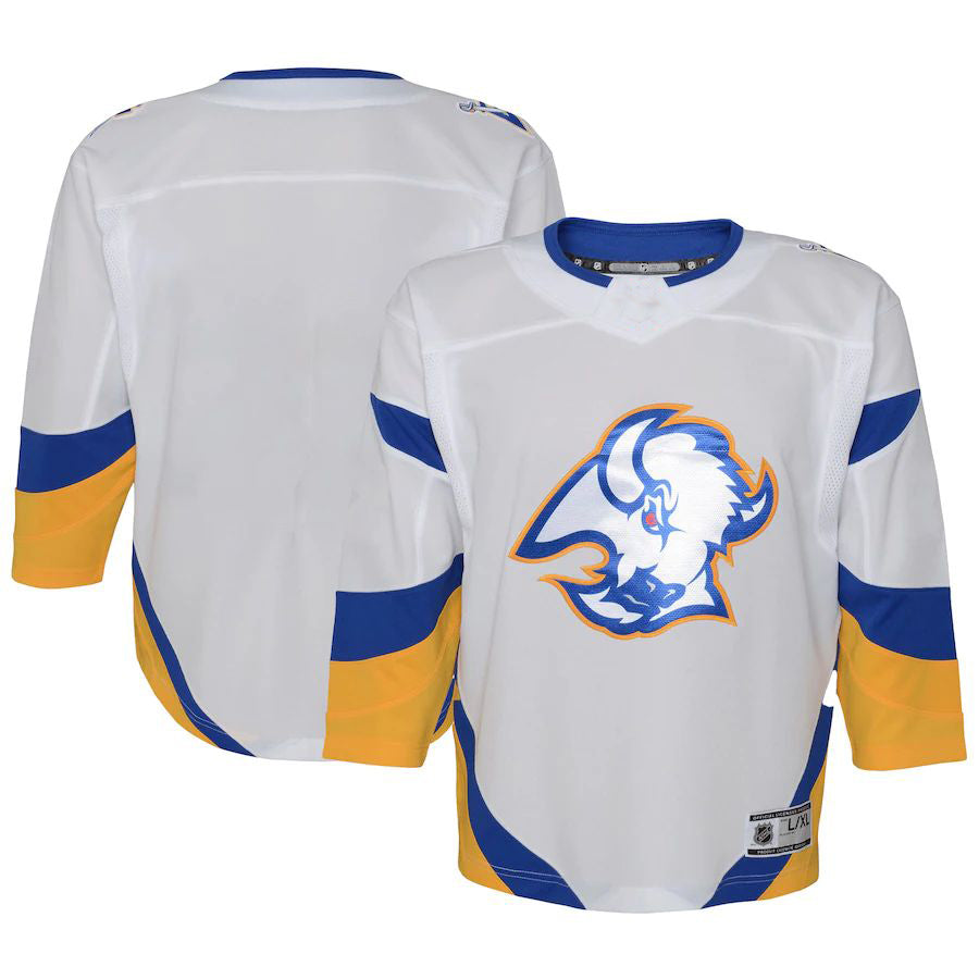 B.Sabres Special Edition 2.0 Premier Blank Jersey White Stitched American Hockey Jersey UNEC