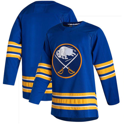 B.Sabres 2020-21 Home Authentic Jersey Royal Stitched American Hockey Jersey UNEC