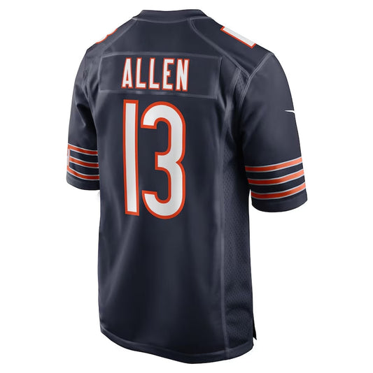 C.Bears #13 Keenan Allen Navy Team Game American Football Jerseys