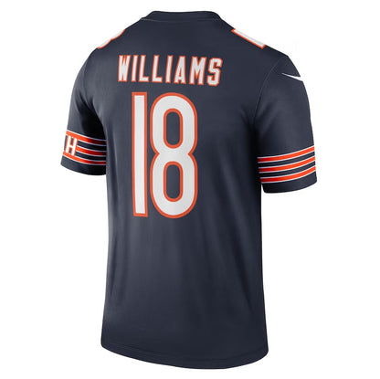 C.Bears #18 Caleb Williams Navy Team Legend Player Performance Top  American Football Jerseys
