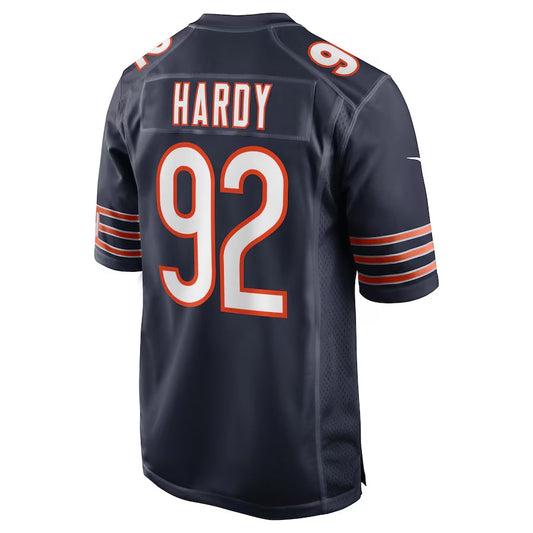 C.Bears #92 Daniel Hardy Navy Team Game American Football Jerseys