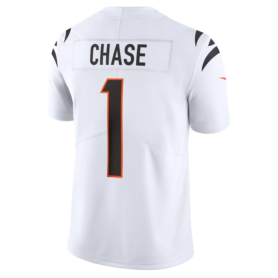 C.Bengals #1 Ja'Marr Chase White Vapor Untouchable Limited Stitched American Football Jerseys