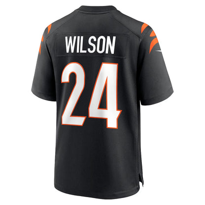 C.Bengals #24 Marco Wilson Black Team Game American Football Jerseys UNEC