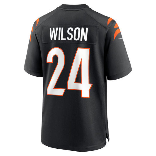 C.Bengals #24 Marco Wilson Black Team Game American Football Jerseys UNEC