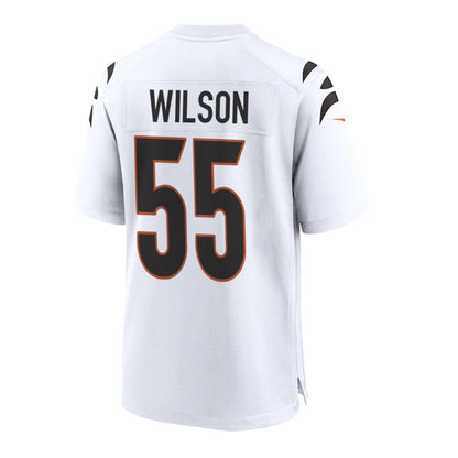 C.Bengals #55 Logan Wilson White Game Jersey Stitched American Football Jerseys