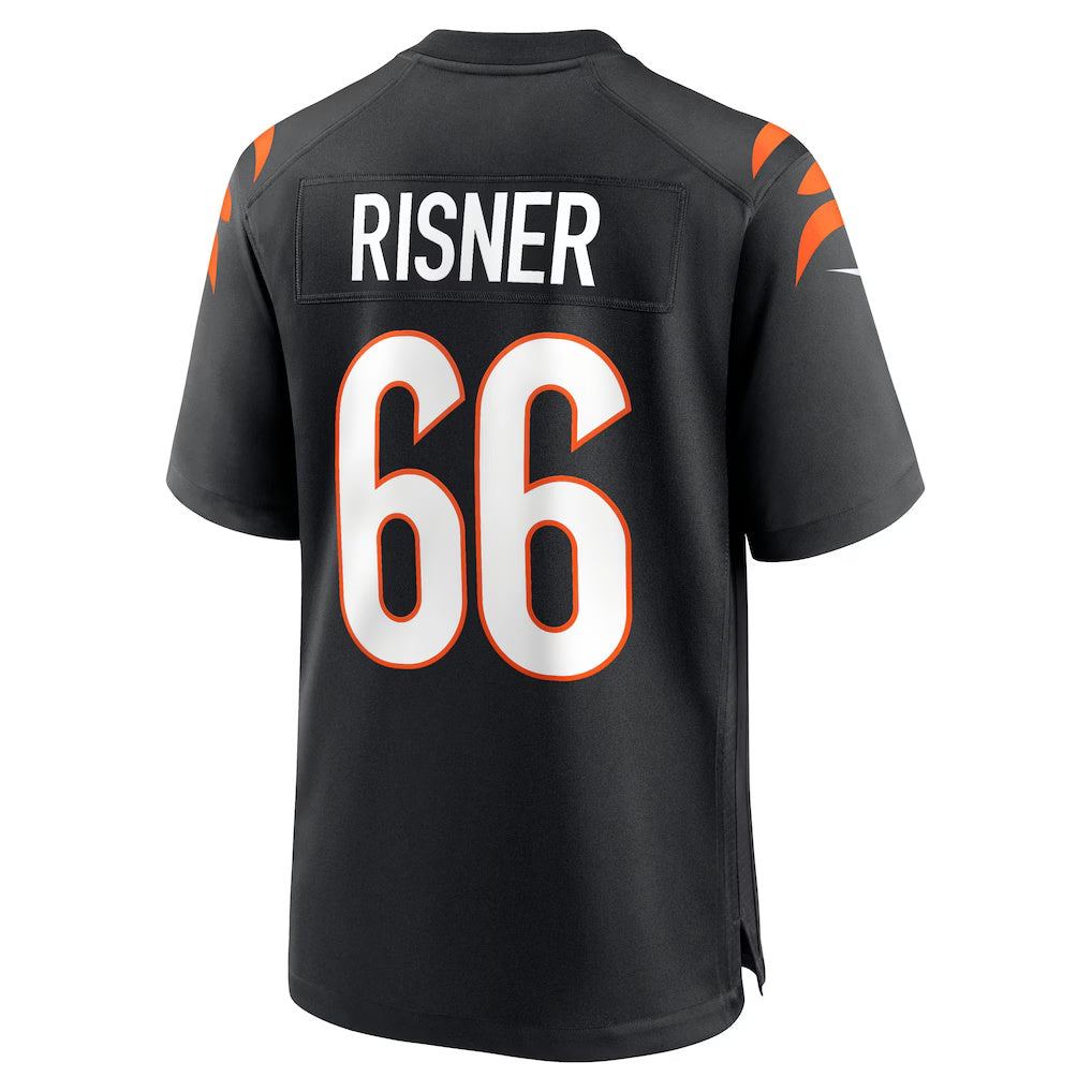 C.Bengals #66 Dalton Risner Black Team Game American Football Jerseys UNEC