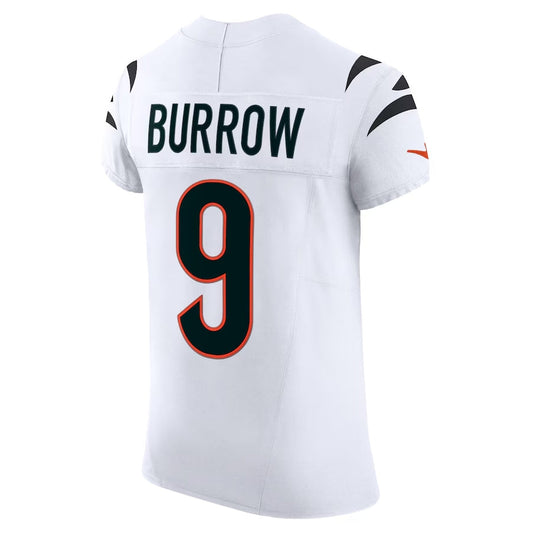 C.Bengals #9 Joe Burrow White Vapor F.U.S.E. Elite Stitched American Football Jerseys