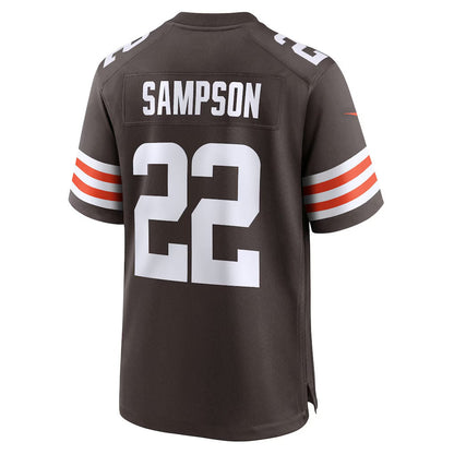 C.Browns #22 Dylan Sampson Brown Team Game Stitched American Football Jerseys UNEC