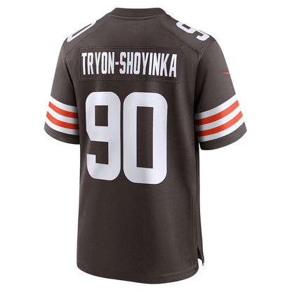 C.Browns #90 Joe Tryon-Shoyinka Brown Team Game Stitched American Football Jerseys UNEC