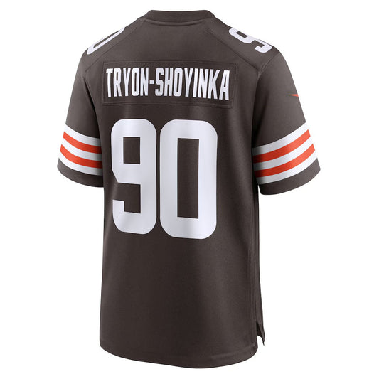 C.Browns #90 Joe Tryon-Shoyinka Brown Team Game Stitched American Football Jerseys UNEC