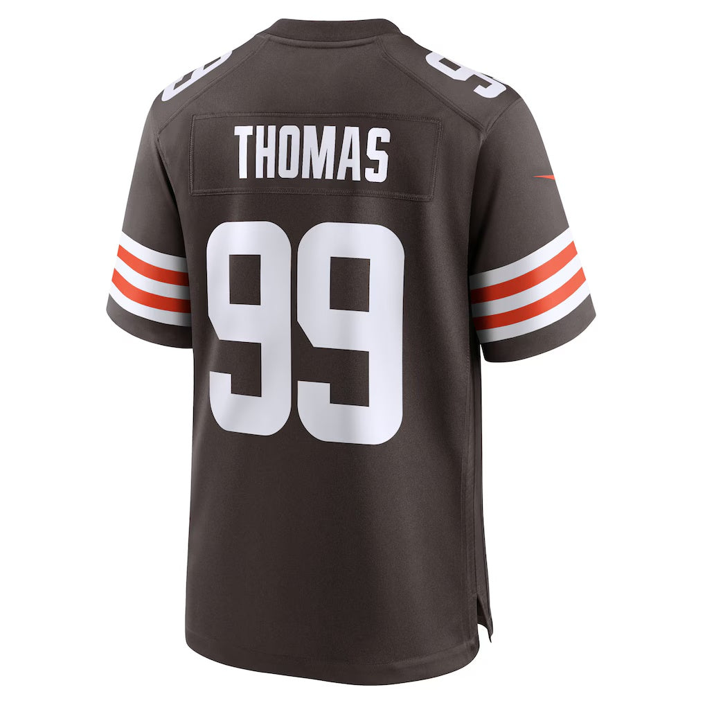 C.Browns #99 Cameron Thomas Brown Team Game Stitched American Football Jerseys UNEC
