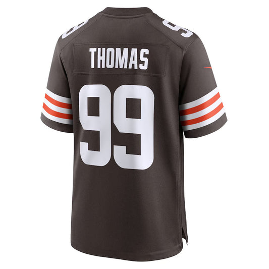 C.Browns #99 Cameron Thomas Brown Team Game Stitched American Football Jerseys UNEC