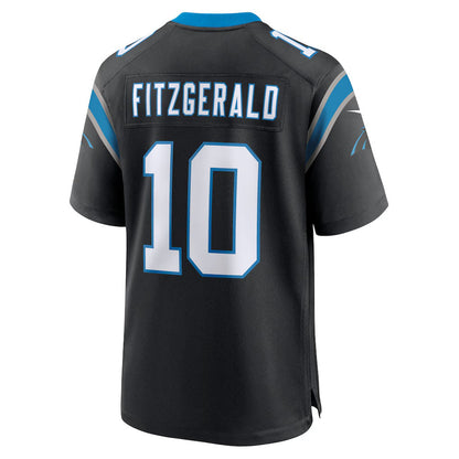 C.Panthers #10 Ryan Fitzgerald Black Team Game Stitched American Football Jerseys UNEC