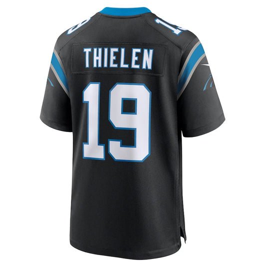 C.Panthers #19 Adam Thielen Black Team Game Stitched American Football Jerseys