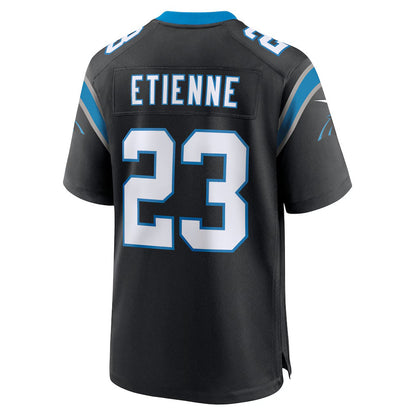 C.Panthers #23 Trevor Etienne Black Team Game Stitched American Football Jerseys UNEC