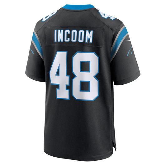 C.Panthers #48 Thomas Incoom Black Team Game Stitched American Football Jerseys UNEC