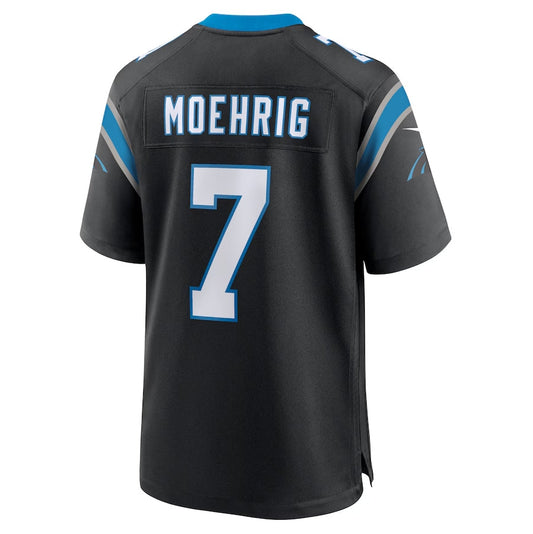 C.Panthers #7 Trevon Moehrig Black Team Game Stitched American Football Jerseys