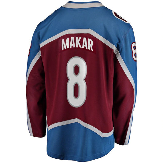 C.Avalanche #8 Cale Makar Fanatics Branded Home 2022 Stanley Cup Champions Breakaway Player Jersey Burgundy Stitched American Hockey Jersey UNEC