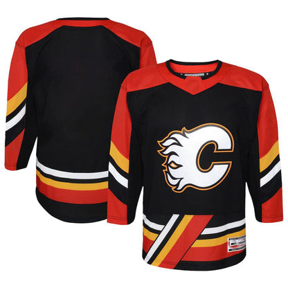 C.Flames Special Edition 2.0 Premier Blank Jersey Black Stitched American Hockey Jersey UNEC