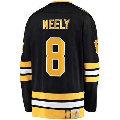 B.Bruins #8 Cam Neely Fanatics Branded Premier Breakaway Retired Player Jersey Black Stitched American Hockey Jersey UNEC