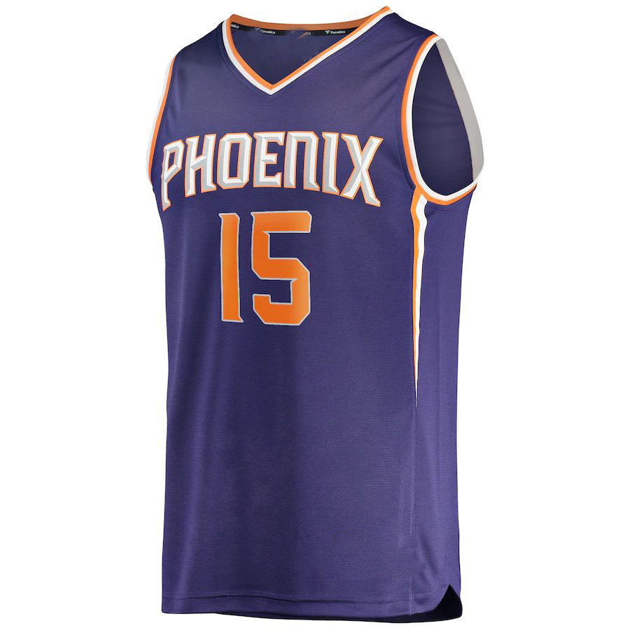 P.Suns #15 Cameron Payne Fanatics Branded  2021-22 Fast Break Replica Jersey Icon Edition Purple Stitched American Basketball Jersey UNEC