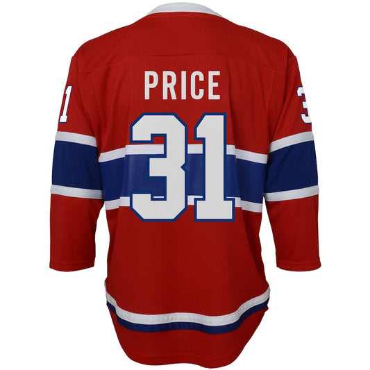 M.Canadiens #31 Carey Price Home Replica Player Jersey Red Stitched American Hockey Jersey UNEC