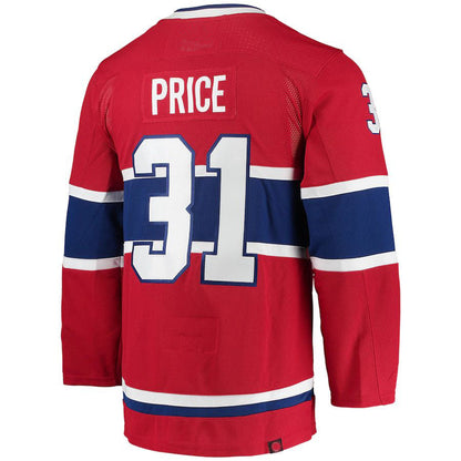 M.Canadiens #31 Carey Price  Home Primegreen Authentic Pro Player Jersey Red Stitched American Hockey Jersey UNEC