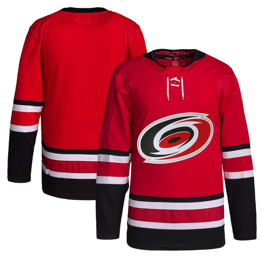 C.Hurricanes Home Primegreen Authentic Pro Jersey Red Stitched American Hockey Jersey UNEC