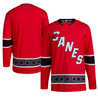 C.Hurricanes  Reverse Retro 2.0 Authentic Blank Jersey  Red Stitched American Hockey Jersey UNEC