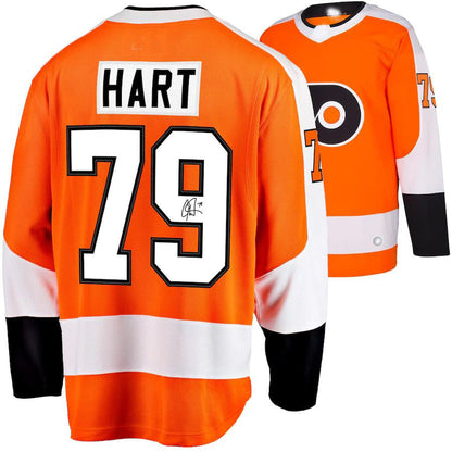 P.Flyers #79 Flyers Fanatics Authentic Autographed Orange Jersey Orange Stitched American Hockey Jersey UNEC