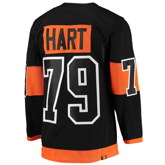 P.Flyers #79 Carter Hart Alternate Primegreen Authentic Pro Player Jersey Black Stitched American Hockey Jersey UNEC