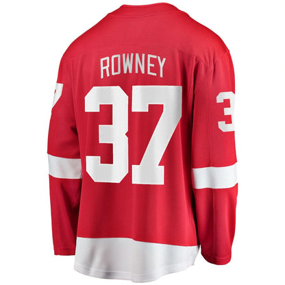 D.Red Wings #37 Carter Rowney Fanatics Branded Home Breakaway Player Jersey Red Stitched American Hockey Jersey UNEC