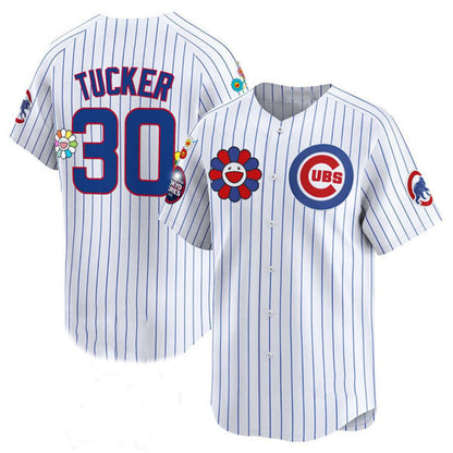 Chicago Cubs #30 Kyle Tucker White 2025 Tokyo Series Limited Stitched Baseball Jersey