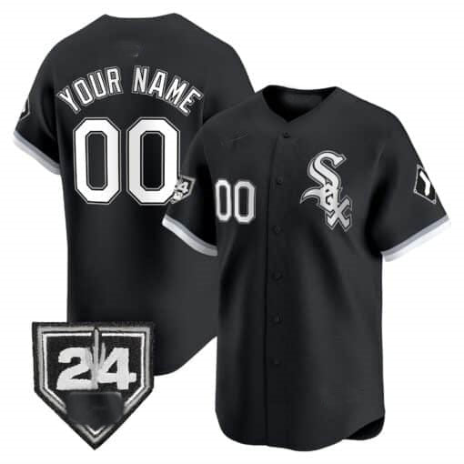 Custom Chicago White Sox 2024 Spring Training Patch Vapor Premier Limited¨C All Stitched Baseball Jersey