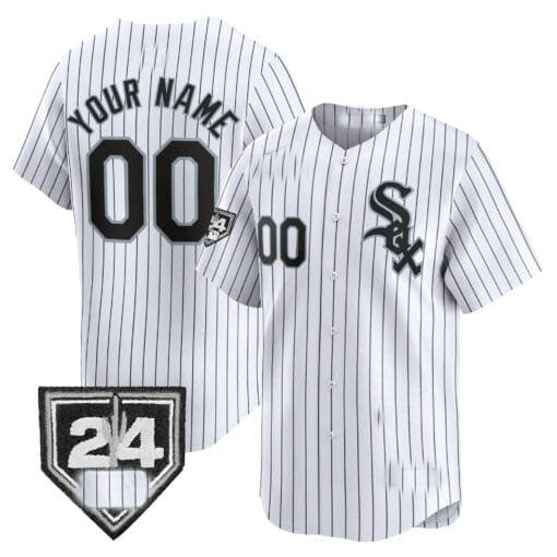 Custom Chicago White Sox 2024 Spring Training Patch Vapor Premier Limited¨C All Stitched Baseball Jersey