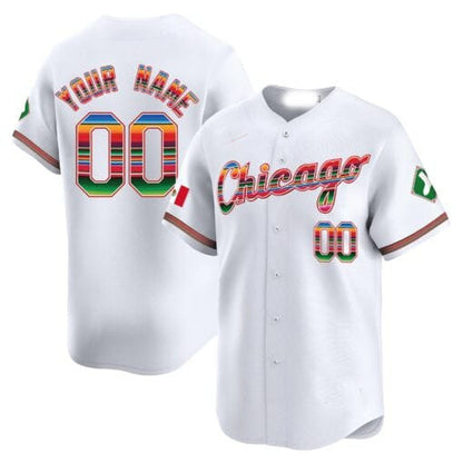 Custom Chicago White Sox Mexico Vapor Premier Limited V3 ¨C All Stitched Baseball Jersey