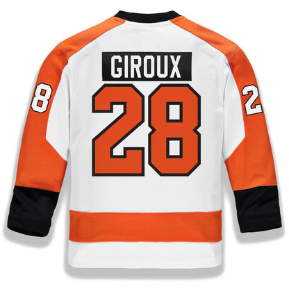 P.Flyers #28 Claude Giroux Fanatics Branded Replica Player Jersey White Stitched American Hockey Jersey UNEC