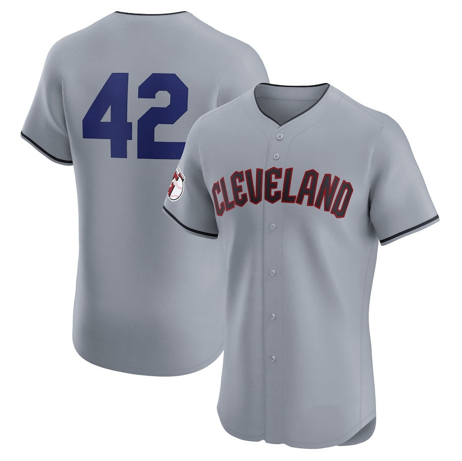 Cleveland Guardians Road 2024 Jackie Robinson Day Elite Jersey - Gray American Baseball Jerseys