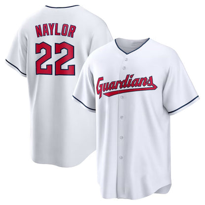 Cleveland Guardians #22 Josh Naylor Home Replica Jersey - White American Baseball Jerseys